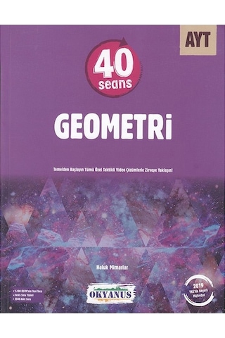 AYT 40 Seans Geometri - Tarık Ölmez - Okyanus Eğitim