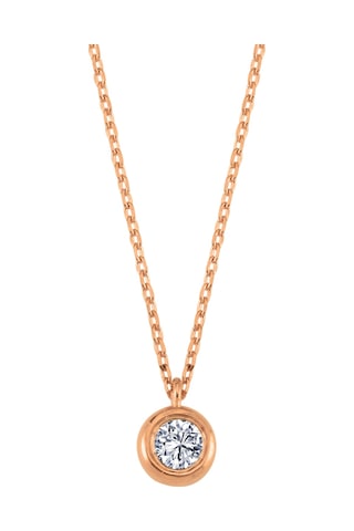 Lova 0,16 Karat Pırlanta Tektaş Kolye - 2040069