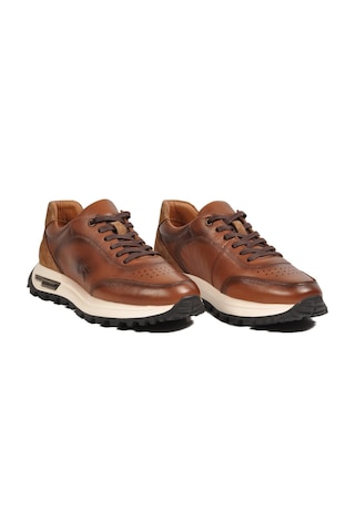 Voyager Taba Hakiki Deri Erkek Sneaker Memory Taban Premium Casual Ayakkabı M654 M