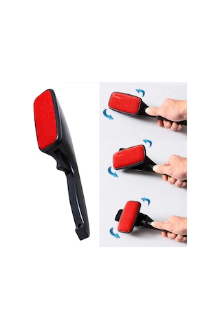 Sihirli Tüy Toz Fırçası Evcil Hayvan Tüyü Temizleyici Giysi Kuru Temizleme Döner Şık Statik Fırçalar Toz Temizleyiciler Siyah