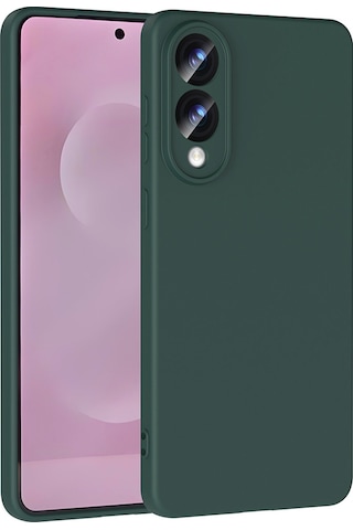 Toyigoo Galaxy Uyumlu S25 Edge Kılıf Mara Lansman Kapak - Koyu Yeşil Yeşil