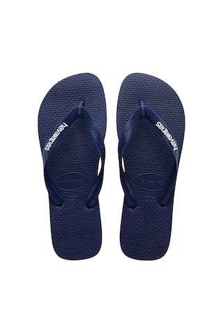 Havaianas Logo Filete Unisex Lacivert Terlik 4108555-0306 Beyaz - Lacivert