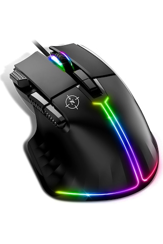 North Ragnarok PMW3389 RGB 12.800 Dpı Profesyonel Makrolu Oyuncu Mouse