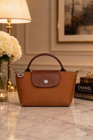 Longchamp Kadın El Çantası Xs 34175 089 Kahve