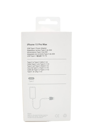 Rio Tech İphone 25w Type-c Power Adapter Type-c To Type-c Kablo Iphone 15 Ve Üstü Uyumlu