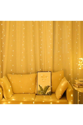 Kenpazar 3x3 Perde Led Kumandalı Pl-14 Çok Renkli