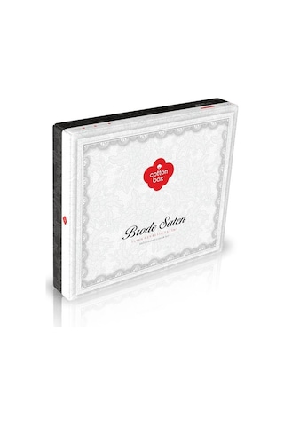 Cotton Box Brode Nakışlı Çift Kişilik Saten Nevresim Takımı Sheen
