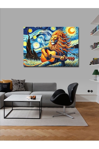 Kanvas Tablo Van Gogh Gitarist