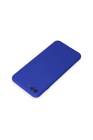 Newface Apple iPhone Uyumlu 7 Plus Kılıf First Silikon - Semeglbl - 57 Koyu Mavi