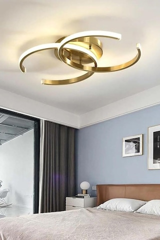 Legacy Duru Modern Tasarım Eskitme Renk Salon Mutfak Hol Beyaz Led 2 Li Avize Eskitme 55 X 35 Diğer