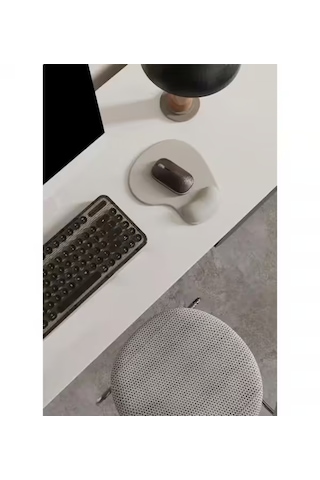 Bilek Destekli Gri Mouse Pad