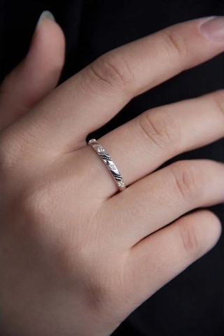 Voznesenskij Uvelirnyj Zavod 925 Ayar Gümüş Kurtar Ve Koru Yüzük, Ortodoks 163575020 Gri