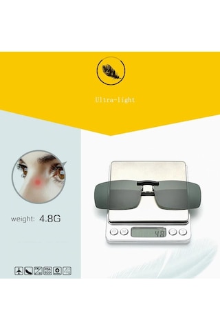 Polarize EPK17 Büyük Boy Güneş Gözlük Klipsi Siyah