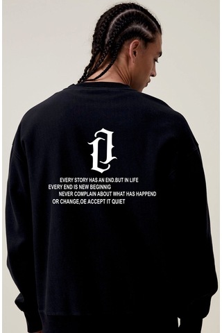 Ay Montana Letter 2 Baskılı Sweatshirt Alt Üst Takımı Rsatk011 Çok Renkli