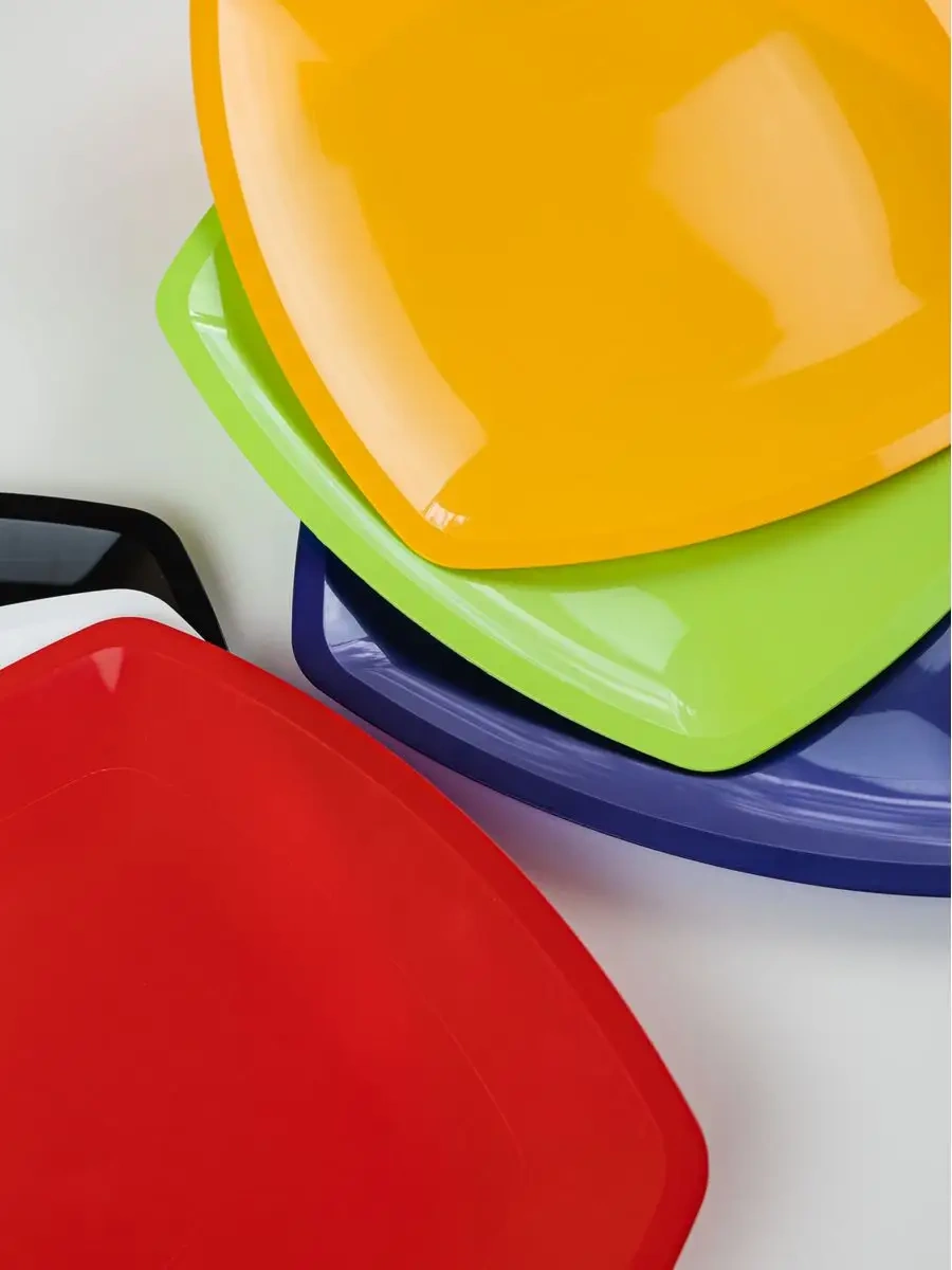 Kilena Tek Kullanımlık Plastik Tabak - Yemek Tablası 163911130 3