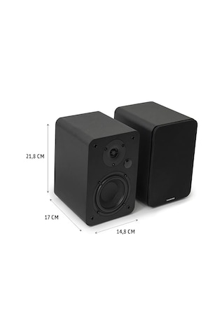 A4 Arc Aktif Hoparlör Siyah Hdmı Arc, Rca, Bluetooth, Optik, Usb, Sub Out