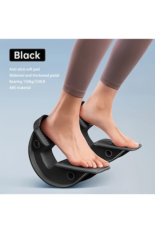 Willowhaven Siyah 2'li Profesyonel Bacak Ve Ayak Bileği Esneme Tahtası, Denge Antrenmanı, Masaj Ve Esneklik Eğitimi