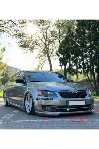 Skoda Octavia 2013-2017 Ön Tampon Eki-fiberglass-boyasız
