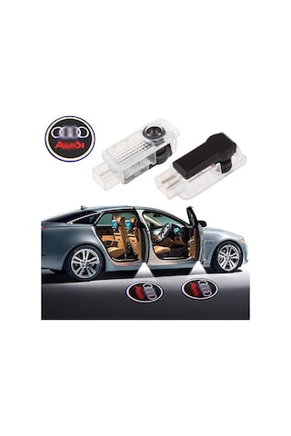 Blueoto Audi A4  Araca Özel 7W Kapı Altı Geçmeli Logo Hayalet