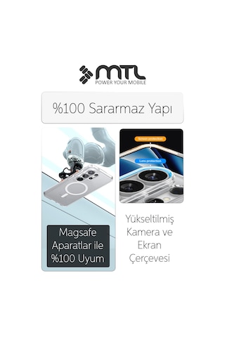 Samsung S26 Ultra Uyumlu Animasyonlu Şeffaf Magsafe Şarj Destekli Sararmayan Sert Kılıf