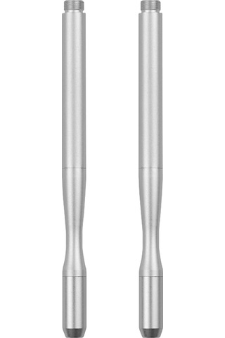 Vkemall 2 Adet Metal Kalem + Disk Uçlu Dokunmatik Stylus: Telefon Ve Tablet İçin Yüksek Hassasiyetli Çizim Ve Yazma, 2 Adet Yerine Konulabilir Disk + 2 Adet Fiber Uç Gümüş