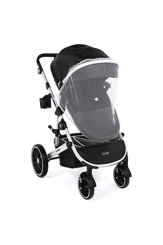 Ultra Lüx Capsule Egg Travel Sistem Bebek Arabası Siyah Silver