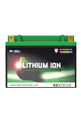 Hjtx20hq-fp Skyrich Lityum Motosiklet Aküsü 12.8v 8ah 480cca 175 87 130