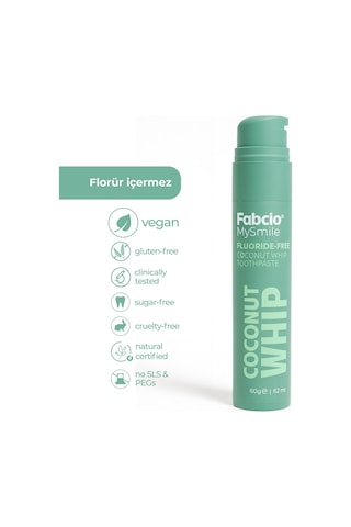 Fabcio Mysmile Florürsüz Diş Macunu Hindistan Cevizi