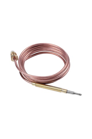 4x 1500mm Gazlı Ocak Üniversal Termokupl Kiti M6x0.75 Taşma Somunu Beş Yedek Termokupl Altın