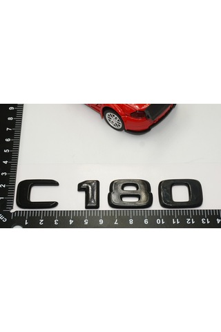 C 180 Bagaj Parlak Siyah ABS 3M 3D Yazı Logo