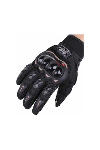 Biker Tam Parmak Korumalı Ve Nefes Alabilen Telefon Uyumlu Motorcu & Bisiklet Eldiveni Pro Spor Eldiveni