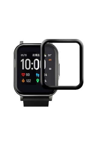 Ally Haylou Ls02 3D Full Kavisli Pmma Cam Ekran Koruyucu (459742130)-Siyah