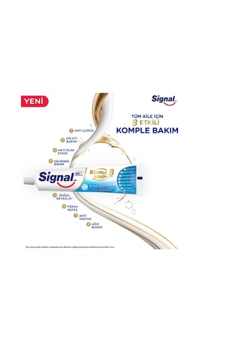 Signal Komple Bakım 8 Etki Beyazlatıcı Diş Macunu 75 ML