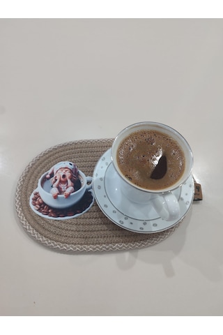 Kahve Finsanı Sunum Altlığı Nohut Rengi