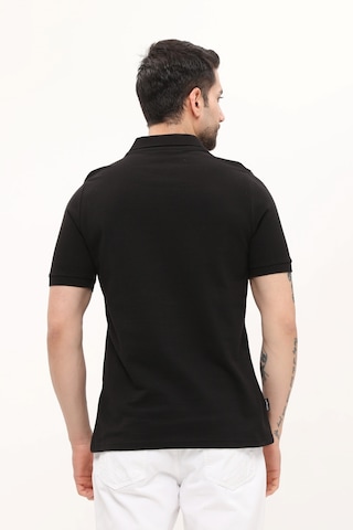 Uniprom Polo Yaka Tişört %100 Pamuk Siyah Erkek Siyah