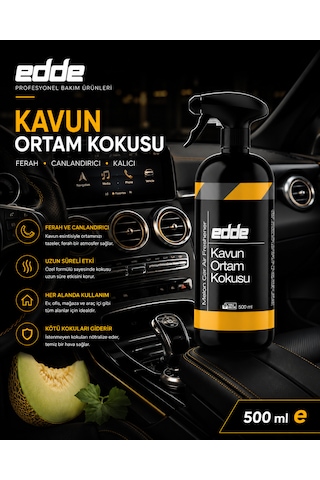Edde Kavun Kokulu Araba Araç Oto Ortam Kokusu Araç Içi Kokuları Oto Parfümü 500 Ml Oto Detailing