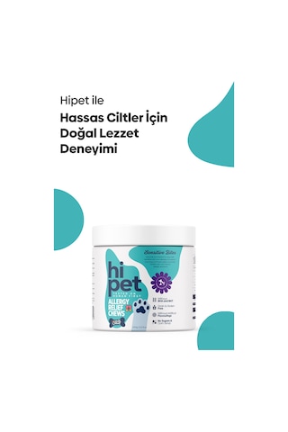 HiPet k Ciltler İçin Çiğnenebilir Tablet