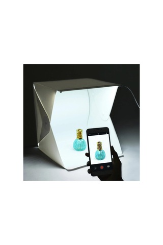 Katlanabilir Ürün Fotoğraf Çekim Çadırı 40x40 Cm Led Işıklı