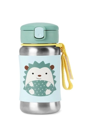Skip Hop Zoo Pipetli Paslanmaz Çelik Suluk 350 Ml Kirpi