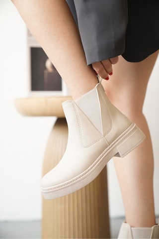 Daxtors D0646 Soğuk Geçirmez Kışlık Kadın Bot & Bootie Nut