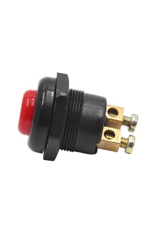 Powermaster Ic-180a-1 22mm Plastik 2p Marş Korna Butonu Kırmızı