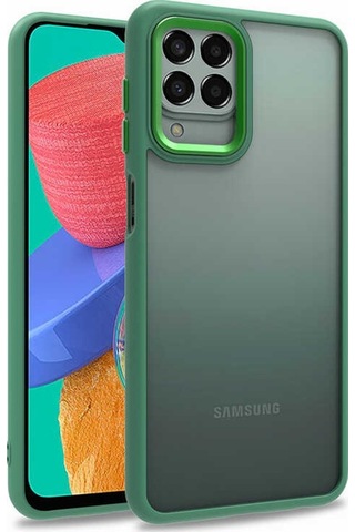 Samsung Uyumlu Galaxy M33 Kılıf Zore Flora Kapak