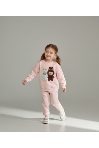 3 İplik Şardonsuz Labubu İkili Takım Yavruağzı