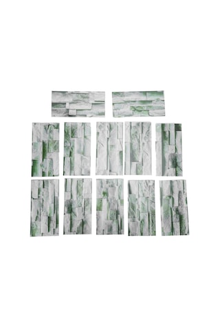 Gajeena 12 Adet Pvc Mermer Desenli Su Geçirmez Zımpara Dayanıklı Otomatik Yapışkan Duvar-floor Sticker Mutfak Yenileme Dekorasyon Kıt042 Diğer