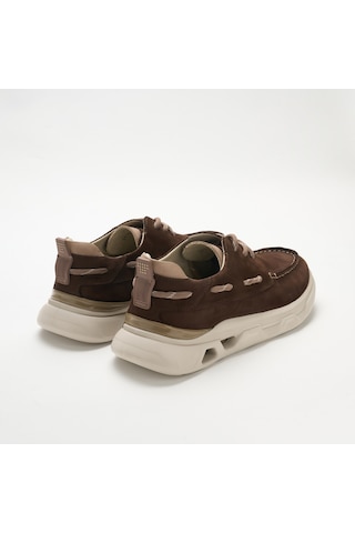 Sneaker Erkek Og-2410 John May 034-132 T-etiket90 Kahve Nubuk-bej Dana Süet Kahverengi