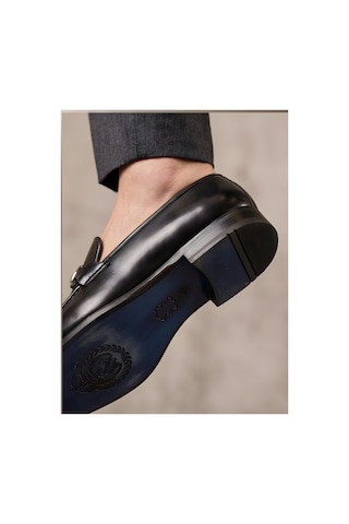 Crc Ayakkabı Premium Leather Siyah Erkek Ayakkabı - Street Style Kalın Taban