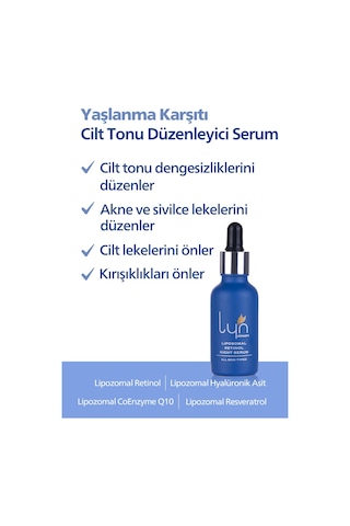 Lyn Skincare Lipozomal Retinol Gece Serumu