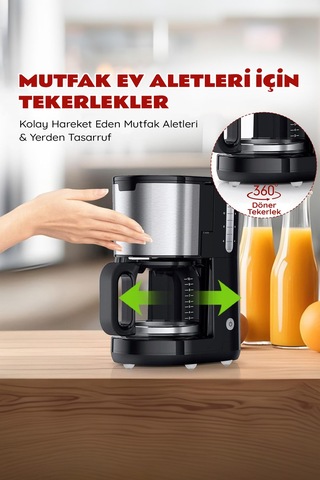4lü Mini Tekerlekli Mobilya Kaydırma Beyaz Eşya Kaydrıma Aparatı Pratik Yer Değiştirme Tekerleği Diğer