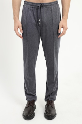 Dufy Erkek Slim Fit Lacivert Örme Pantolon-25448