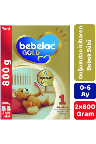 Bebelac Gold 1 Bebek Devam Sütü 800 G 2 Adet